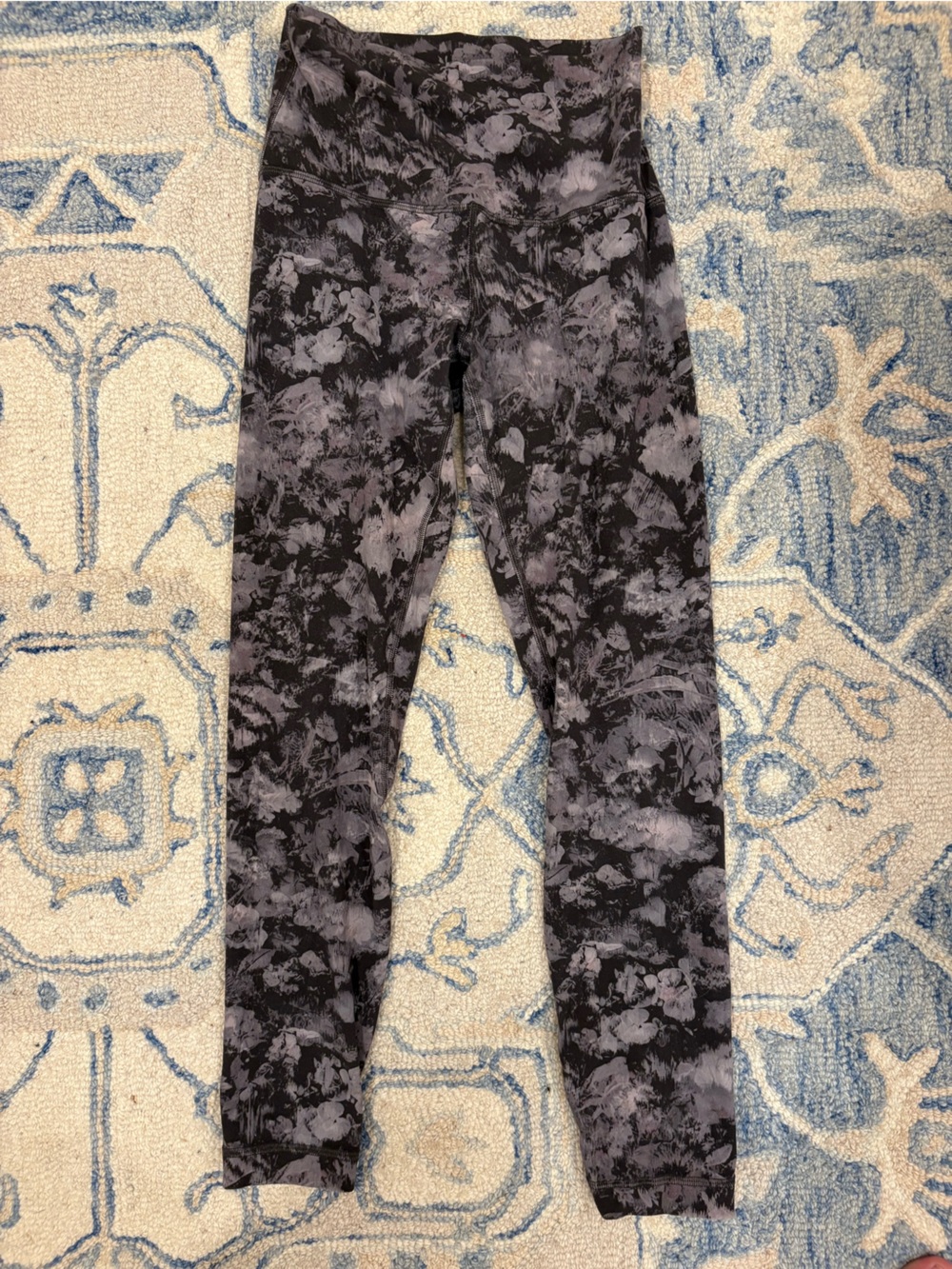 lululemon athletica Light purple and Gray Marble Print High-Rise Leggings